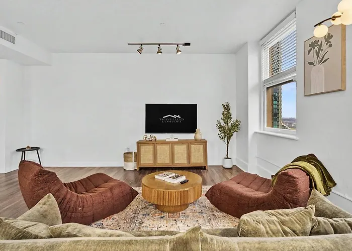 Apartment Elegant 2bd In Dt Worth W/ Parking/gym